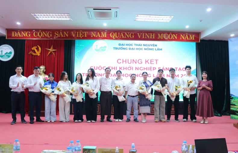 KHÉP LẠI HÀNH TRÌNH CUỘC THI KHỞI NGHIỆP SÁNG TẠO TRƯỜNG ĐẠI HỌC NÔNG LÂM NĂM 2026