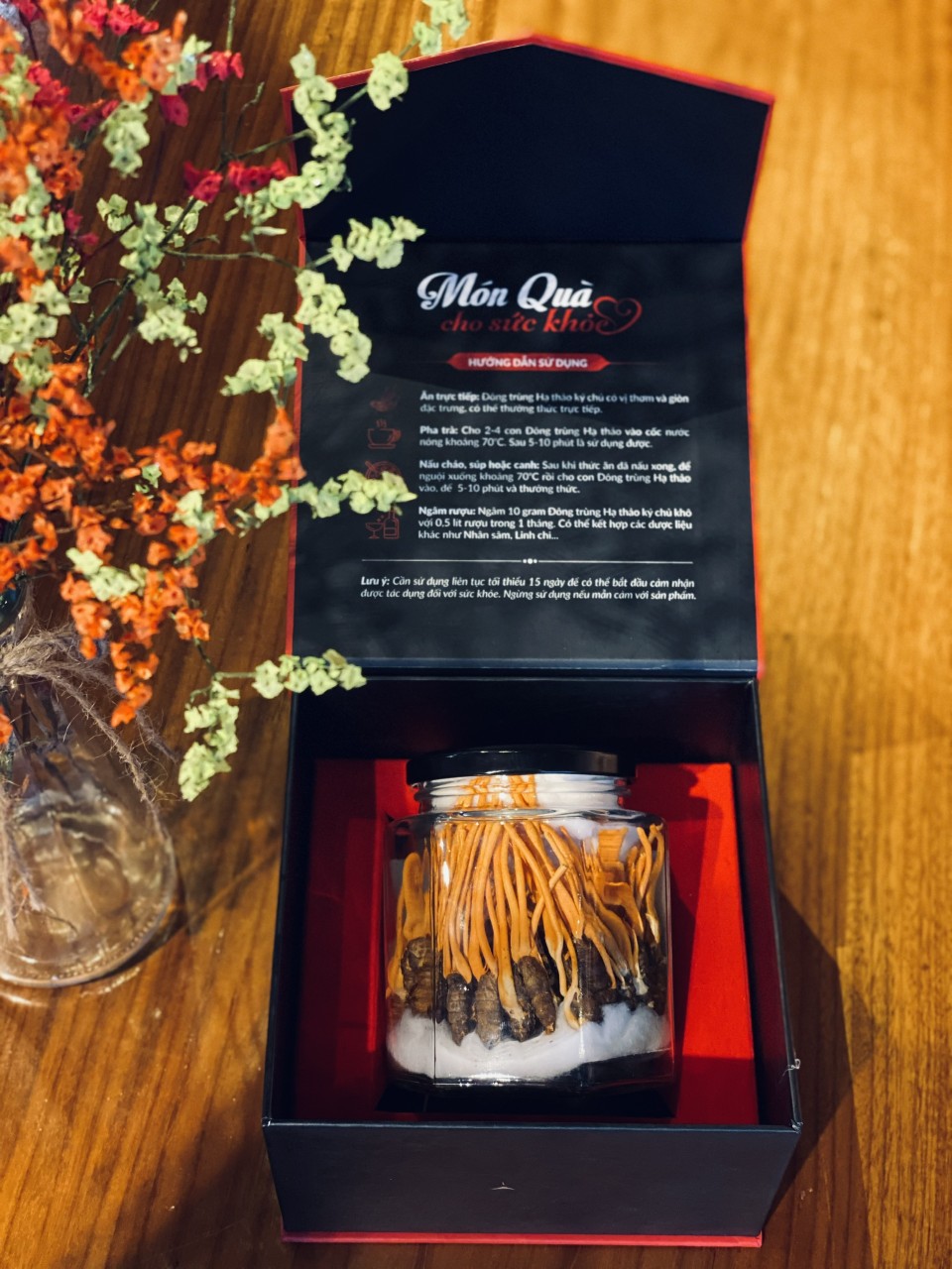 Đông trùng Hạ thảo Ký chủ – Hộp 10 gram